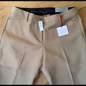 Talbots NWT camel Hampshire Ankle pants